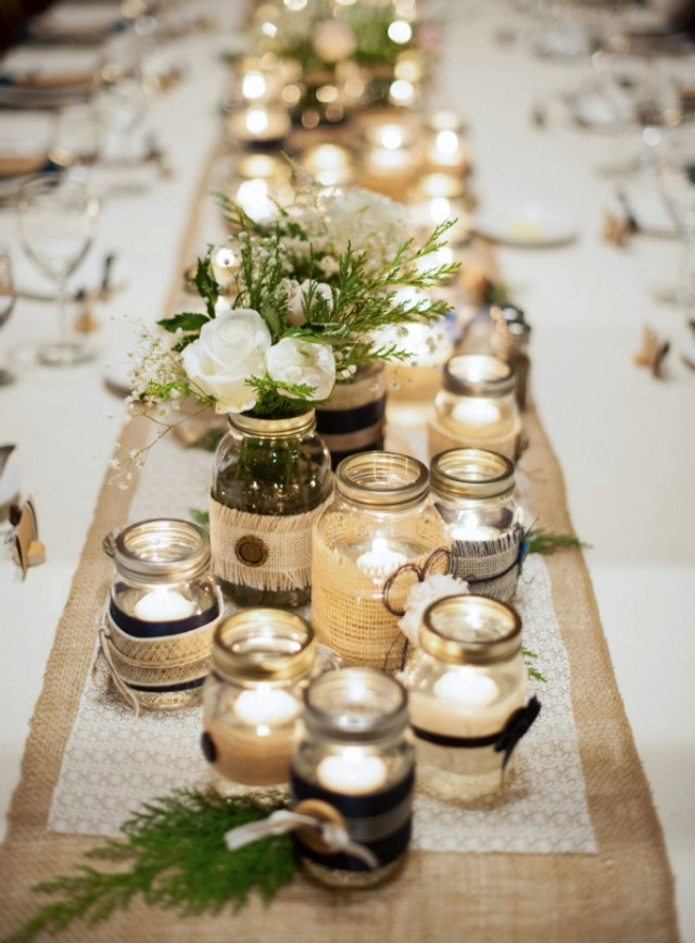 Vintage Driftwood Wedding table design