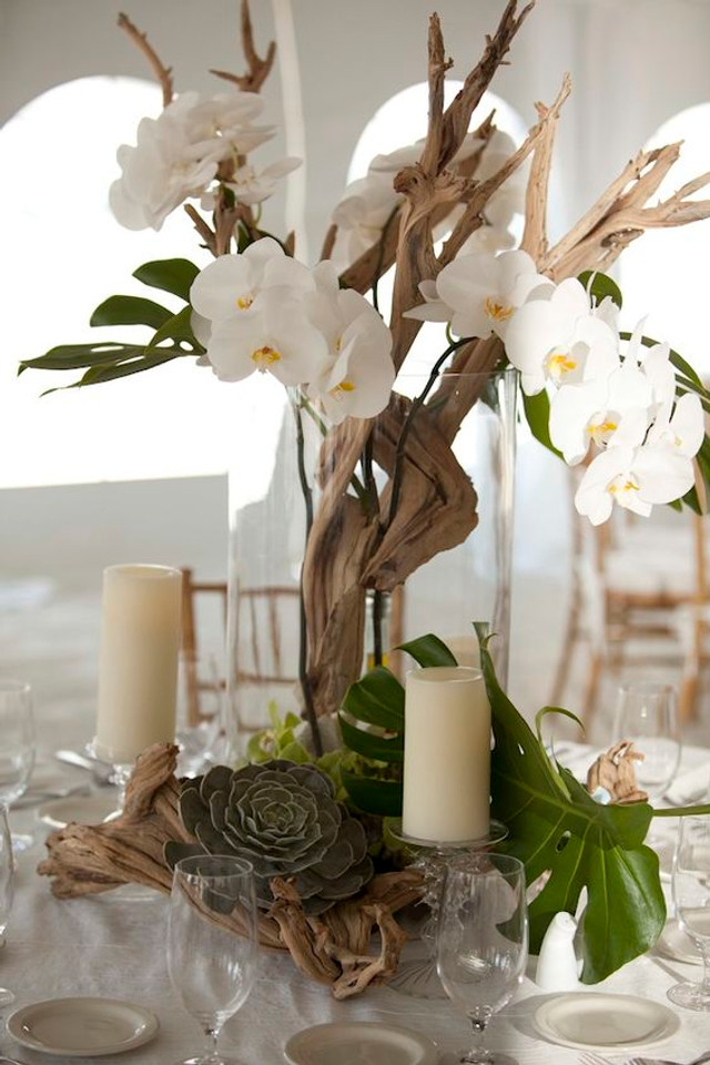 driftwood table centre piece